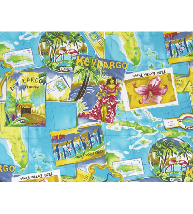 Key Largo Tablecloth 120"L x 60"W